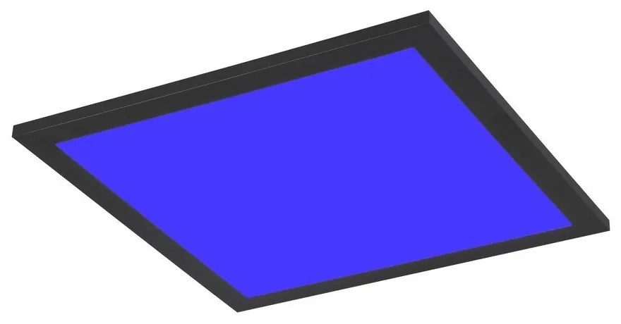 Čierne LED stropné svietidlo 29.5x29.5 cm Beta – Reality