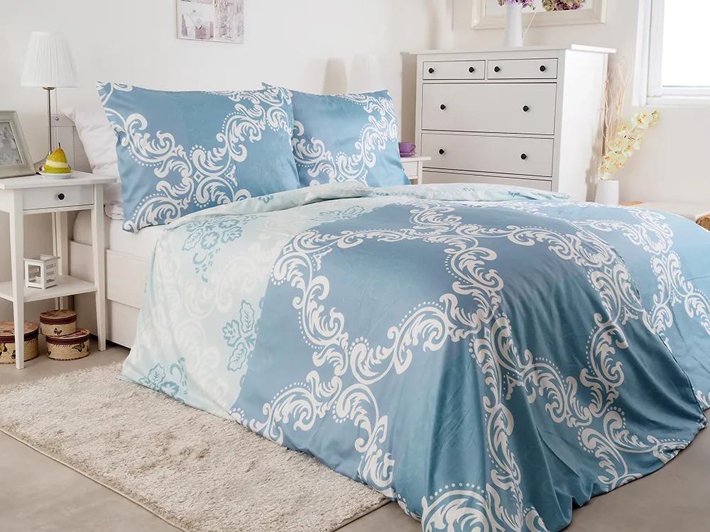 B.E.S. Petrovice Luxusné saténové posteľné obliečky z bavlny Milano 140x220 + 70x90 predĺženej