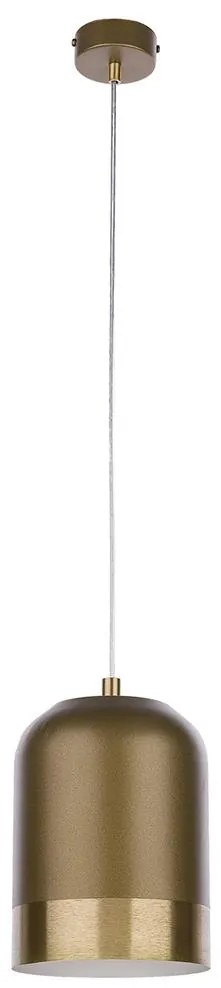 Jupiter 1648 - Luster na lanku DIXON 1xE27/60W/230V mosadz/biela