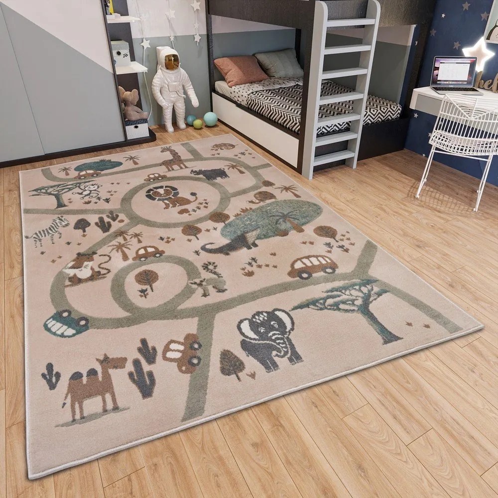 Béžový detský koberec 160x235 cm Animal Park – Hanse Home