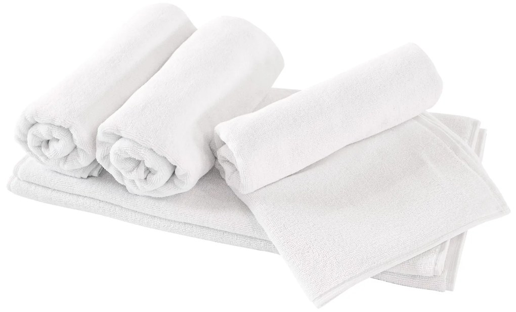 FROTÉ UTERÁK SMOOTH 70x140 CM BIELA