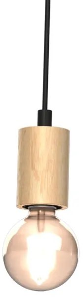 Prisadený luster VIGA 2xE27/60W/230V drevo