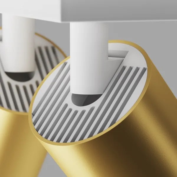 Maytoni C051CL-U-2WMG - Bodové svietidlo FOCUS 2xGU10/10W/230V zlatá/biela