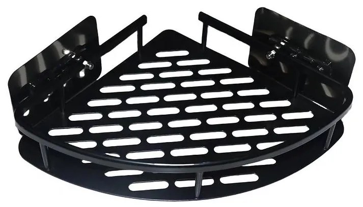 Rohový košík, čierny