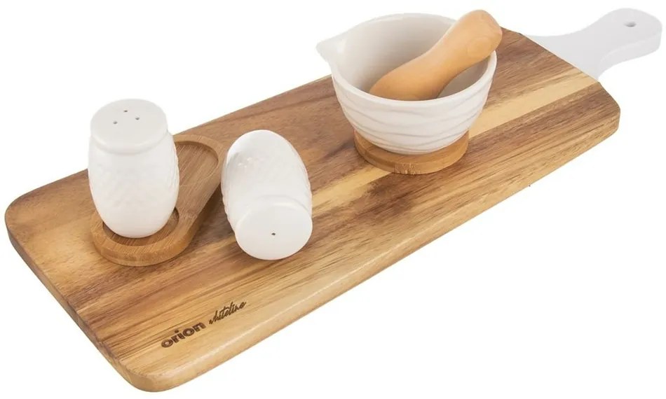 Orion Krájacia a servírovacia doštička Whiteline, 48,5 x 18,5 cm