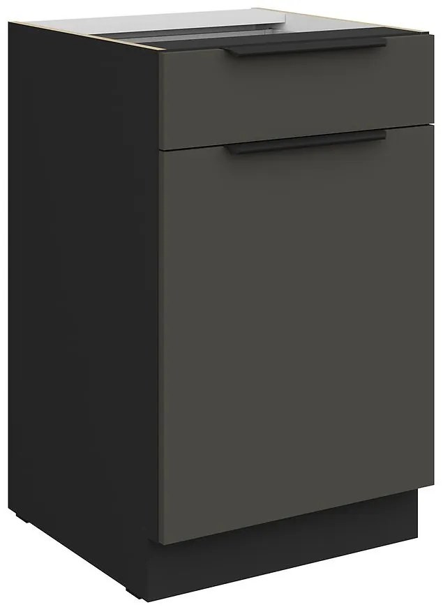 Kuchynská skrinka Aria-Gr/Bl Anti Fingerprint 50d 1f 1s Bb