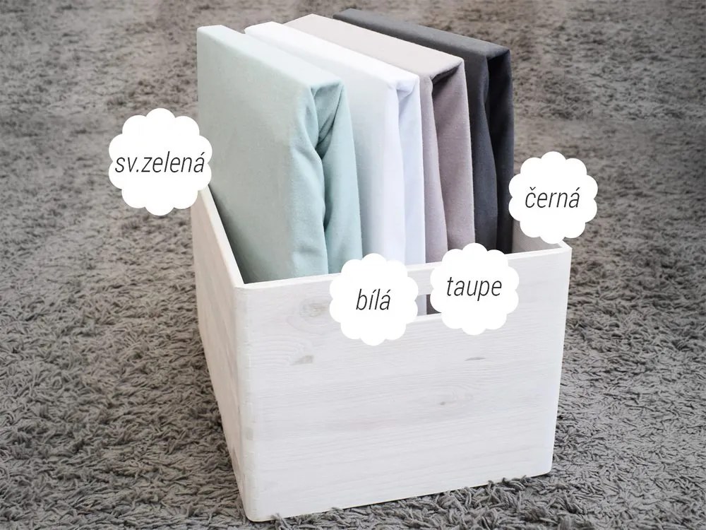 Bierbaum flanelová plachta Taupe - 80-100 x 200 cm