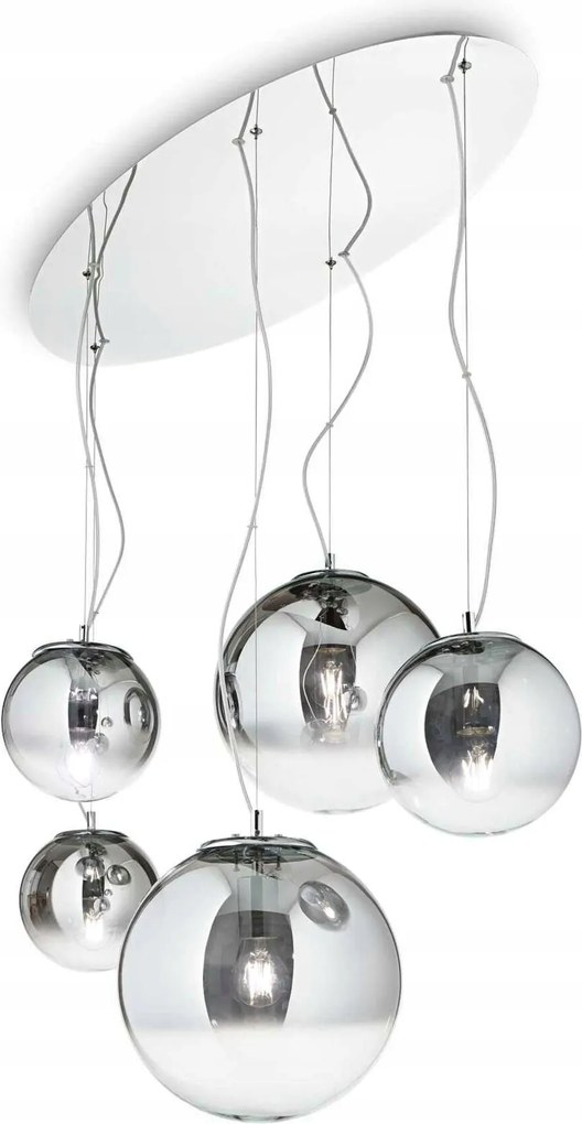 Závesné svietidlo Ideal Lux Mapa Fade SP5 140759 E27 5x60W