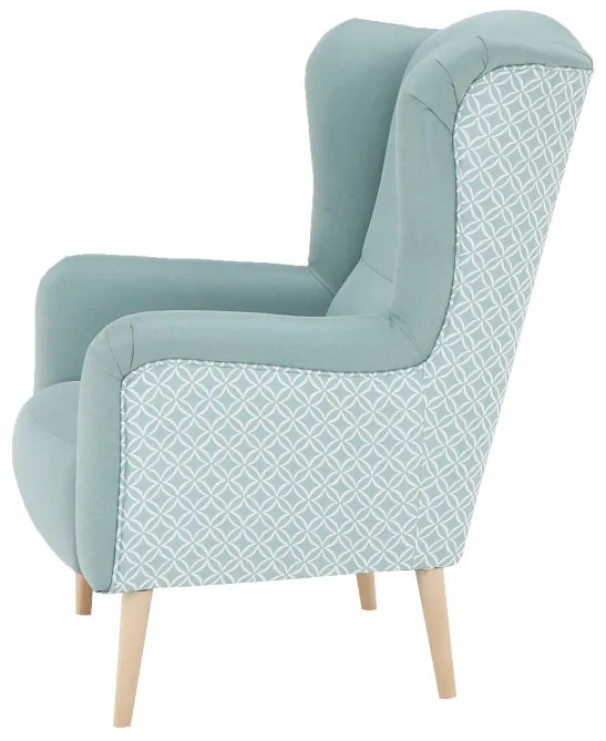 Mentolové kreslo ušiak BELEK