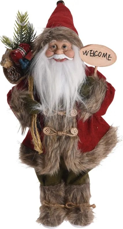 Santa Claus – červenohnedý 37 cm