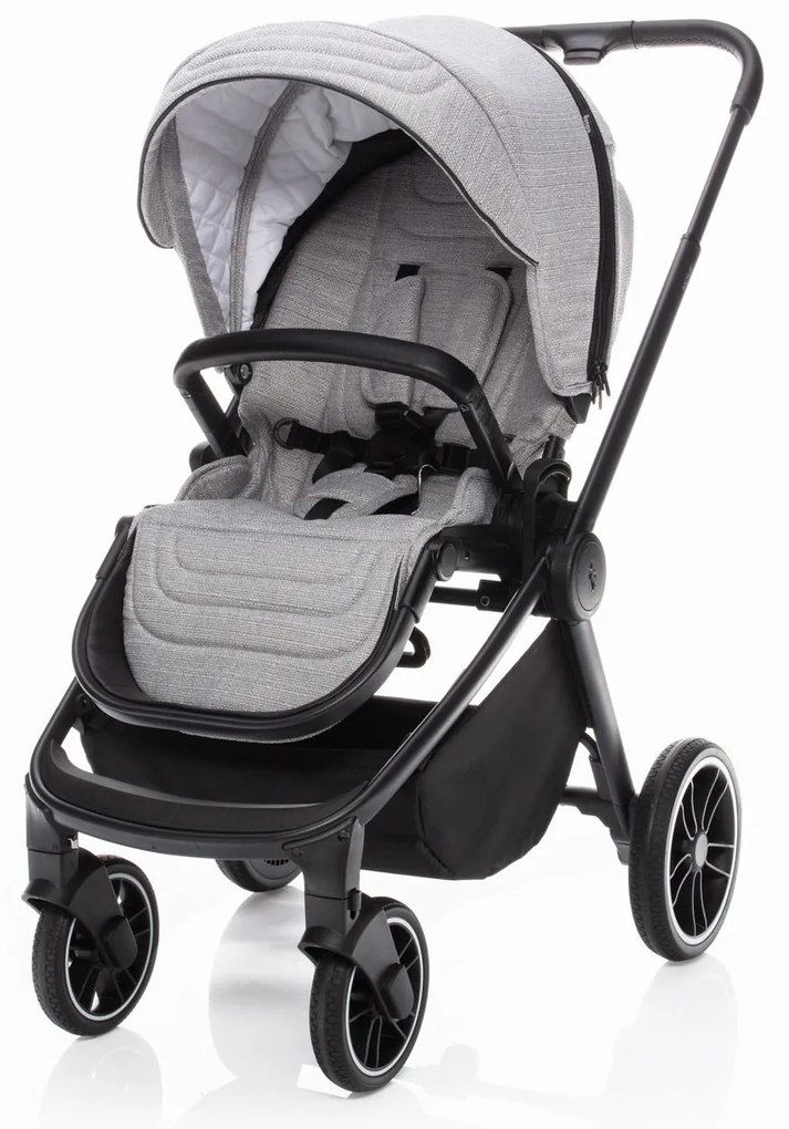 SET kočík Move+ vanička+adaptéry+autosedačka+báza,Silver Grey/Black