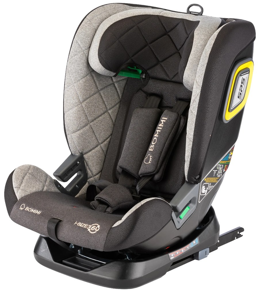 Bomimi autosedačka IDEAfix i-size 360° 40-150, metalic melange