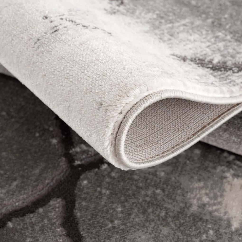 Dekorstudio Moderný koberec NOA - vzor 9326 sivý Rozmer koberca: 80x300cm