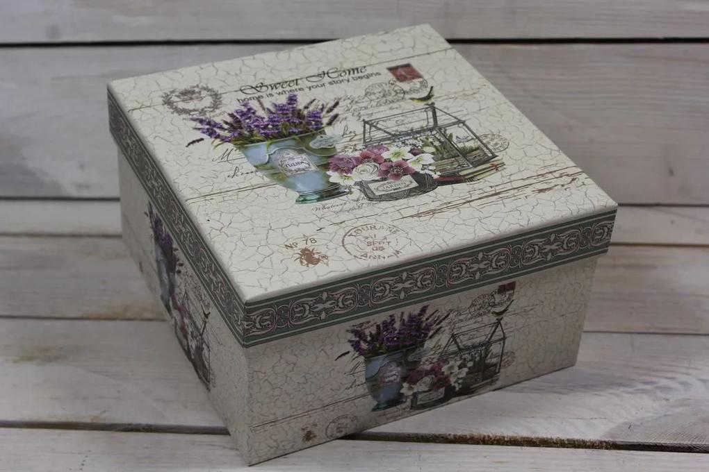 Darčeková krabica "SWEET HOME" (18x10x16 cm)