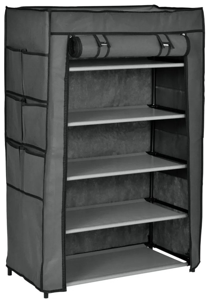 Textilný botník Mona antracit