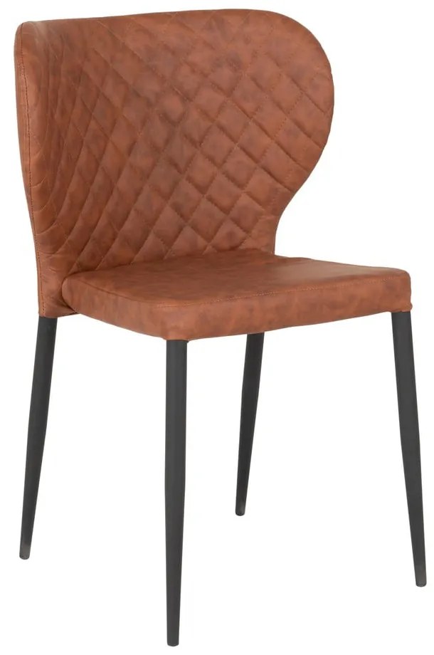 Koňakovohnedé jedálenské stoličky v súprave 4 ks Pisa – House Nordic