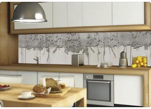Samolepiace fólie za kuchynskú linku mySPOTTI splash Concrete 60x220 cm