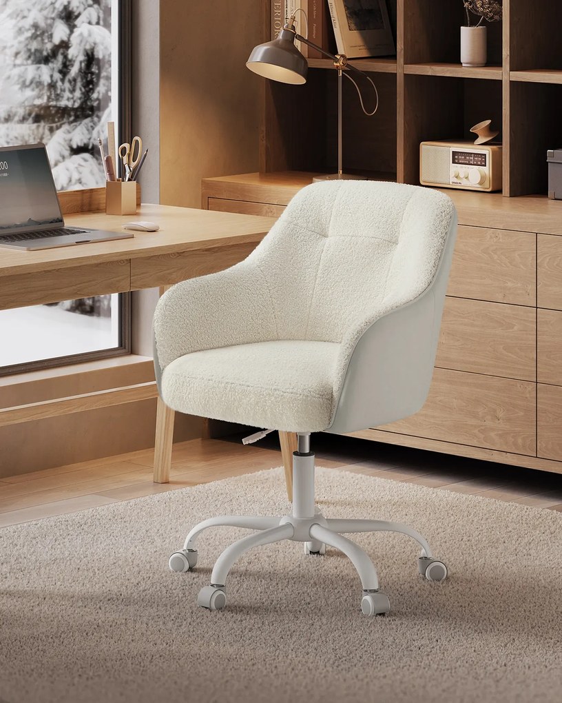 Otočná kancelárska stolička Oktus béžová