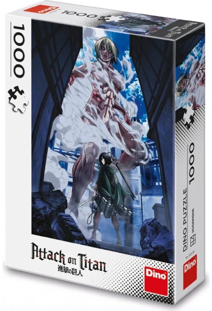 Dino Puzzle Anime: Attack on Titan - Female 1000 dílků