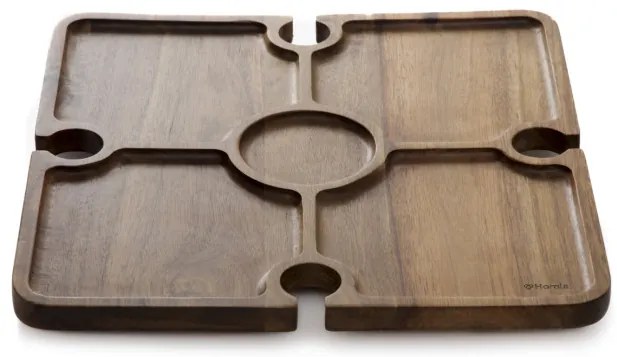 Servírovací stolík MOOKA hnedý 892597