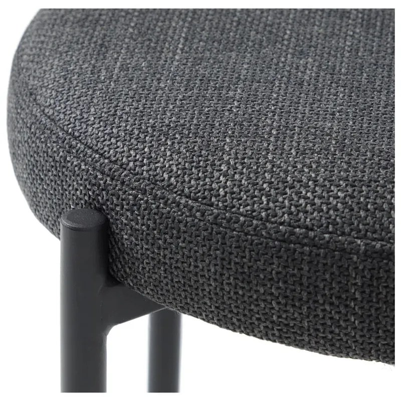Tmavosivá kovová stolička Pelican – Unique Furniture