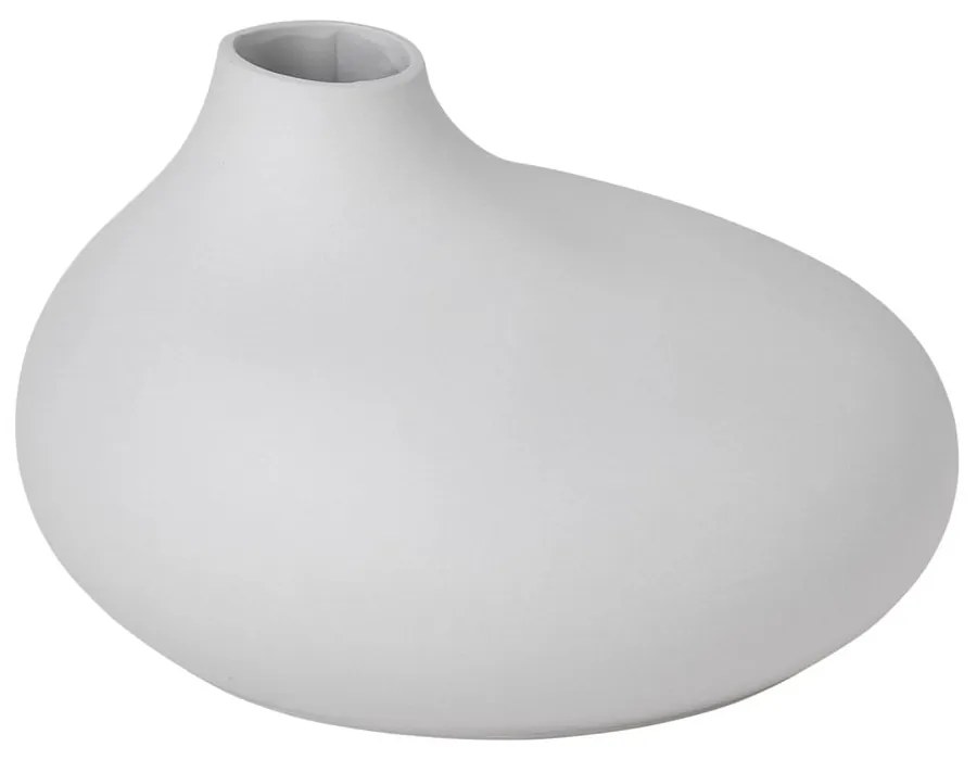 Svetlosivá porcelánová váza (výška 13 cm) Nona – Blomus