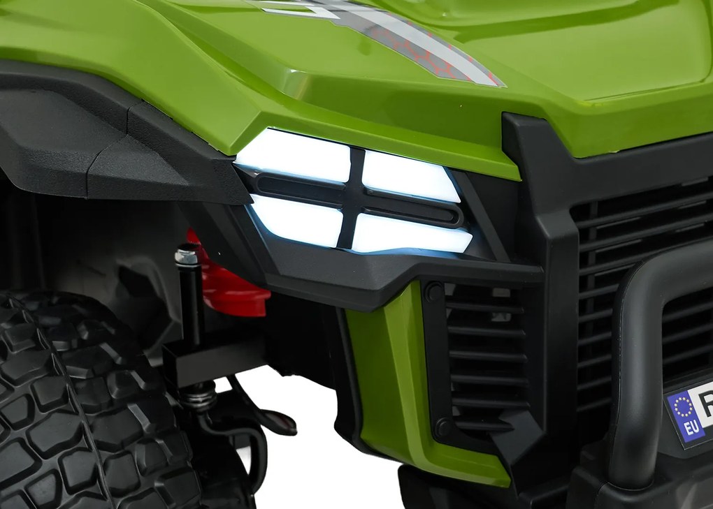 Ramiz Elektrická bugina Gravity pre deti zelená + pohon 4x4 + diaľkové ovládanie