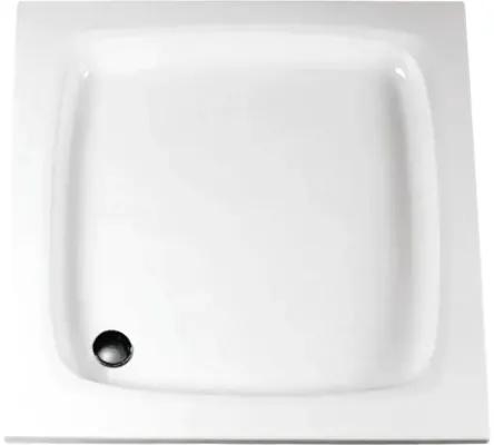 Kompletná súprava sprchovej vaničky SCHULTE Flach 80 x 80 x 8,5 cm alpská biela Hladké D9080 04