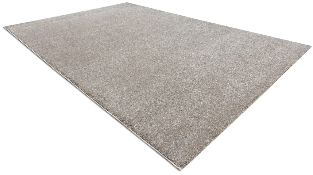 Koberec SOFT 2485 K60 11, Jednotný, Jednofarebný, béžový