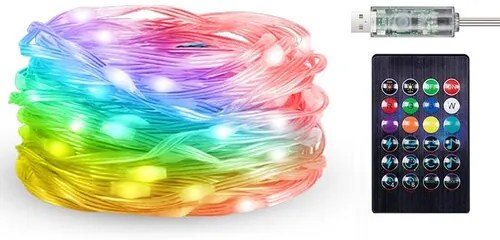 Rabalux BIRI LED RGB Pásik LED/2,8W/5V 5m IP44 WiFi + diaľkové ovládanie