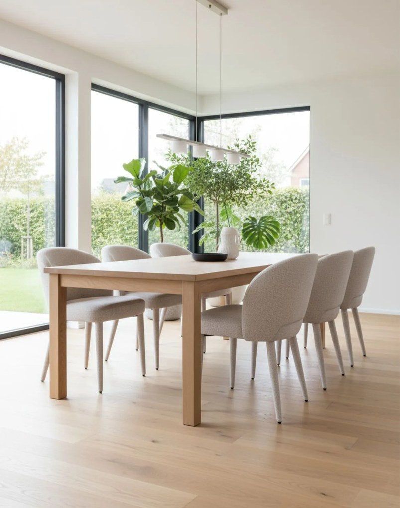 Jedálenská stolička Serena, béžová, čalúnená