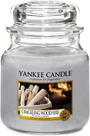 Yankee Candle Sviečka Yankee Candle 411gr - Crackling Wood Fire