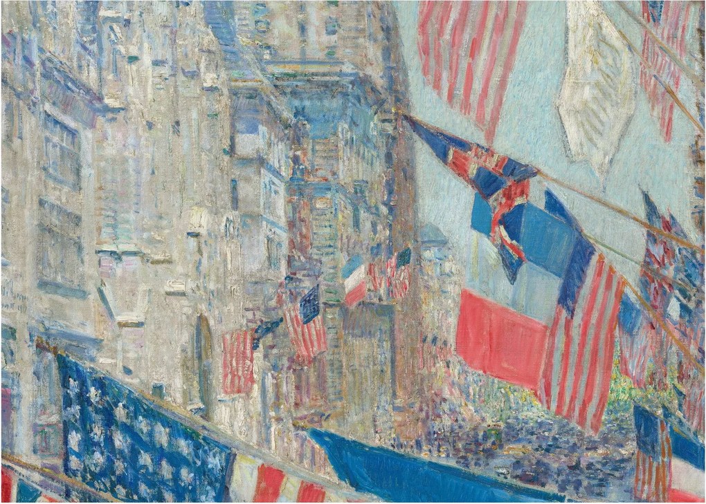 Obraz - Childe Hassam, Allies day, reprodukcia (70x50 cm)