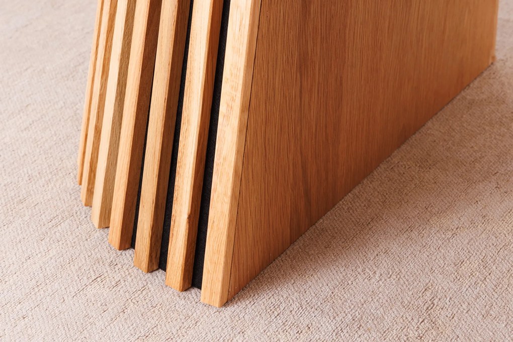 Rozťahovací jedálenský stôl Ali Wood 120-160-200 cm prírodný dub