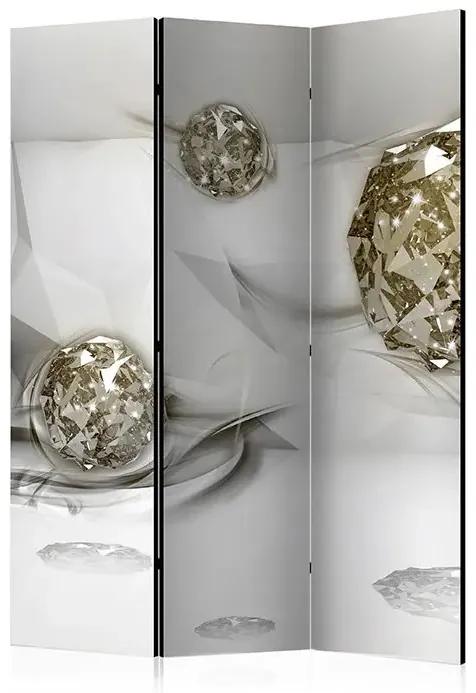 Paraván - Abstract Diamonds [Room Dividers] Veľkosť: 135x172, Verzia: Akustický