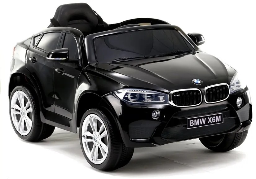 LEAN CARS ELEKTRICKÉ AUTÍČKO BMW X6 - NELAKOVANÉ - ČIERNE - 2X-6V - 2x 45W motor - 2022