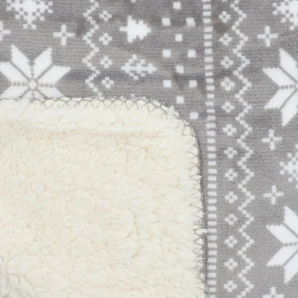 Deka LUMI sivá / biela