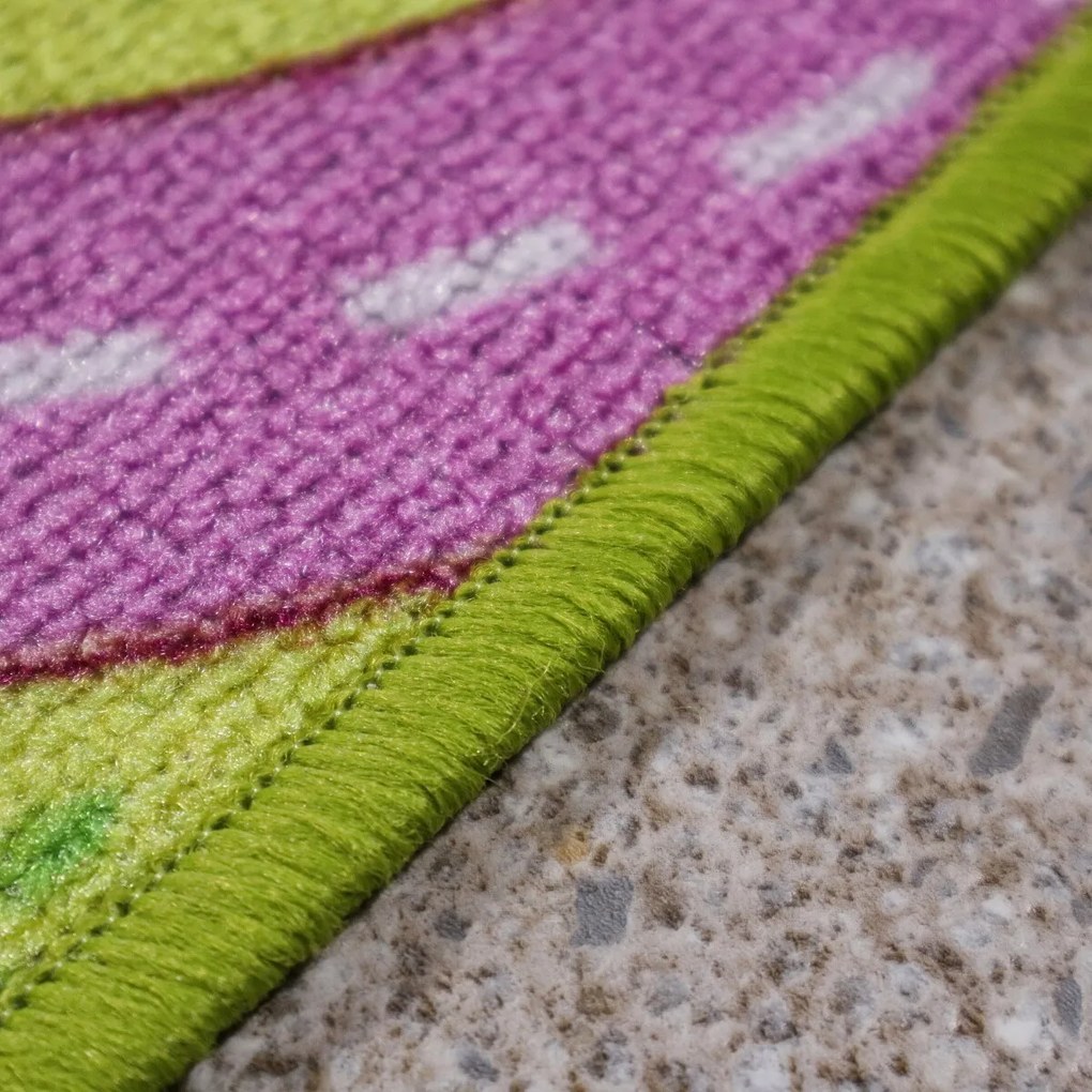 Associated Weavers, Detský kusový koberec cesty Sweet Town, 95x133, viacfarebná, detská izba