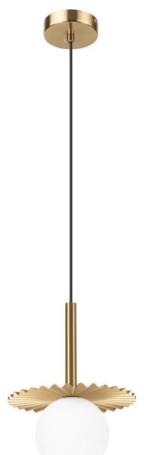 Luster na lanku CHITA 1xG9/5W/230V zlatý