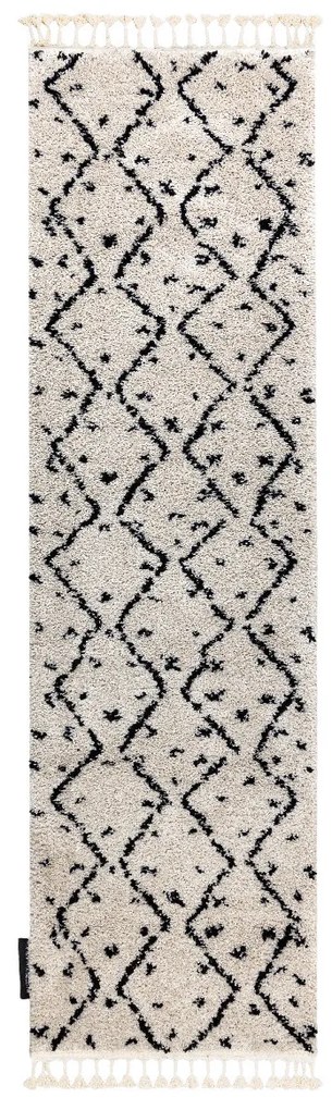 Behúň Berber Tetuan B751 cream, 70x300, biela, obývacia izba, Dywany Łuszczów