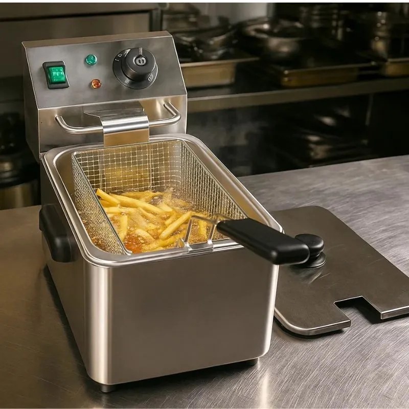 Profesionálna elektrická fritéza 4 l, 2000 W