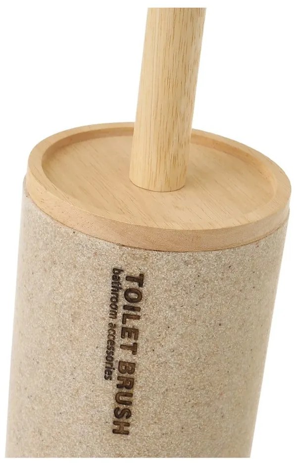 Béžová WC kefa z polyresínu – Casa Selección