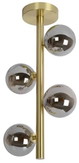 Lucide 45174/04/02 - Luster na tyči TYCHO 4xG9/28W/230V zlatá