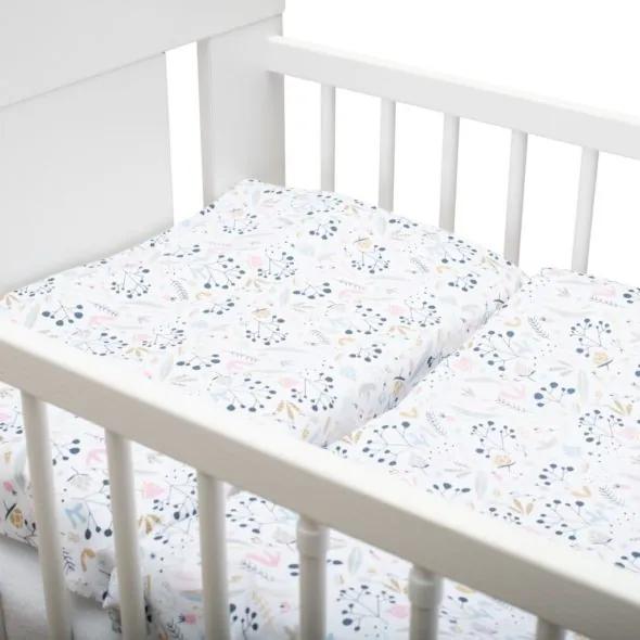 NEW BABY 2-dielne posteľné obliečky New Baby 90/120 cm Jarabina biele