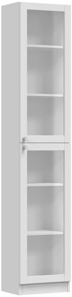 Vitrína Preposso 1 (biela). Akcia -19%. Vlastná spoľahlivá doprava až k Vám domov. 1132521