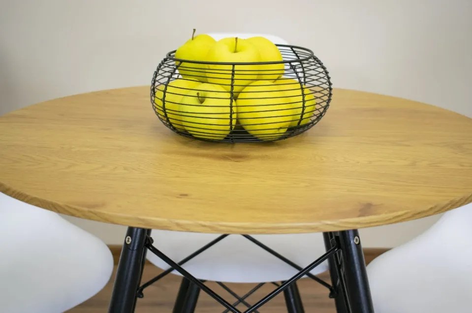 TRENDIE Jedálenský stôl EDDIE 80 cm dub