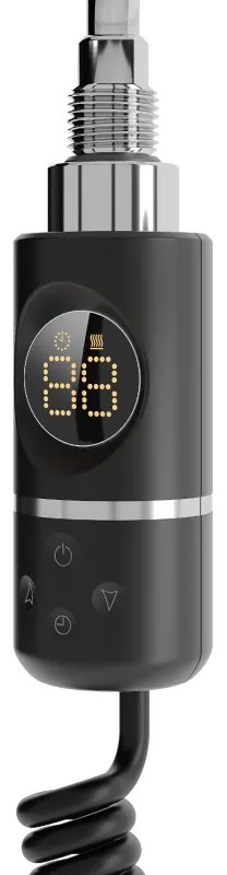 Mexen FA-I, elektrická vykurovacia tyč s termostatom 900W, čierna, W952-0900-70