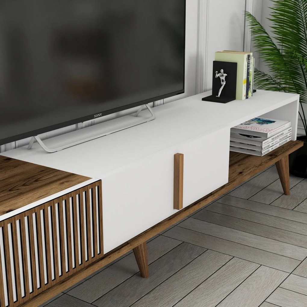 TV stolík Milan Alt White