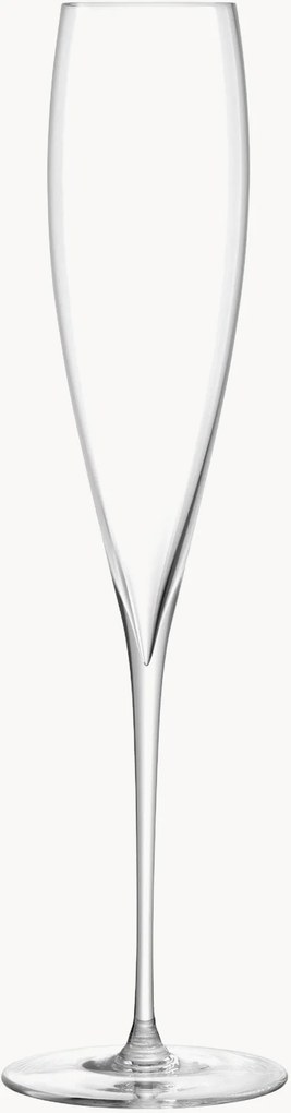 Ručne fúkané poháre na šampanské Savoy, 2 ks