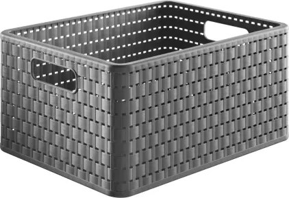 Úložný košík Country 18 l, antracitový%